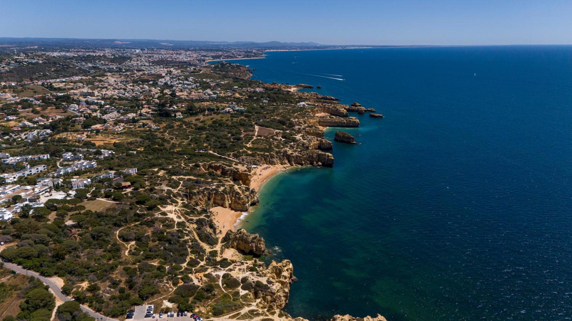 Apartamento No Condominio Baia Village Com Piscina Albufeira Exterior foto